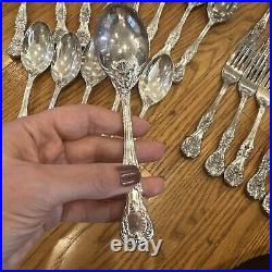 76 P. C. Flatware SILVERPLATE F. B Roger's Utensils Spoons Forks Ladle Antique