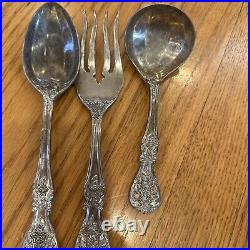 76 P. C. Flatware SILVERPLATE F. B Roger's Utensils Spoons Forks Ladle Antique
