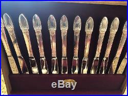 76 Piece FIRST LOVE 1847 Rogers Bros Silverplate Flatware Service for 12