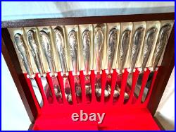 76 Tea Time/allure Service For 12 Rogers Silver Plate -free Ship