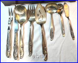 76 Tea Time/allure Service For 12 Rogers Silver Plate -free Ship