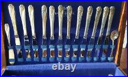 76 pcs 1847 Rogers Bros IS DAFODIL Silverplate Set 5 PC Service for 12 in Box