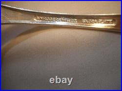 76 pieces Wm. Rogers Extra Plate Grand Elegance flatware with chest