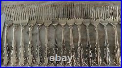 79pc Juliette Silverplate INTERNATIONAL SILVER 1847 Rogers Bros IS