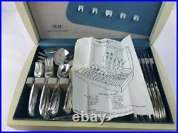 80 Pc Service for 12 FLAIR 1847 Rogers Bros Silverplated Flatware BLONDE BOX