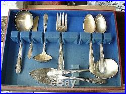 80 Piece Service For 12 Wm Rogers Memory Hiawatha 1937. Case not included