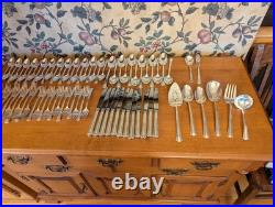 80-vintage Rogers Deluxe Plate Silverplate Gracious Silverware