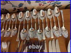 80-vintage Rogers Deluxe Plate Silverplate Gracious Silverware
