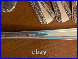 80-vintage Rogers Deluxe Plate Silverplate Gracious Silverware