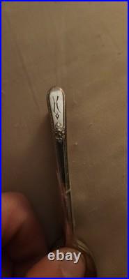 81 pc Rogers Brothers Silver Plate Adoration With K ENGRAVED