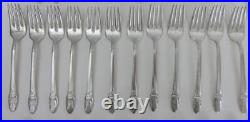 82pc Set 1847 Rogers Silver Plate Flatware First Love Knife Fork Spoon Hostess