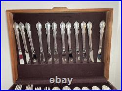 88 Piece 1847 Rogers Bros IS Reflection Silverplate Flatware Set In Wood Case 88 Piece 1847 Rogers Bros IS Reflection Silverplate Flatware Set In Wood Case
