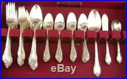 88pc International 1847 Rogers Bros Remembrance Silverplate Silver Plate Set