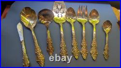 8 Pc. Serving Set Vintage 1847 Rogers Bros RENAISSANCE Silver plate Flatware