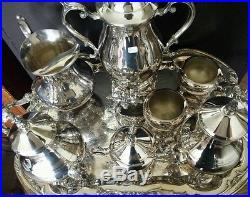 8 piece Silver Plated Tea/Coffee Serving Set