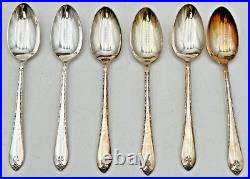 (90) Piece Wm Rogers & Son Is Exquisite Silverplate Flatware Set Service For 12