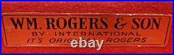 (90) Piece Wm Rogers & Son Is Exquisite Silverplate Flatware Set Service For 12