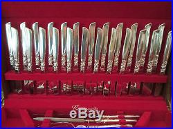 90 piece set! Vintage ROGERS COMMUNITY silverplate SOUTH SEAS pattern EXC