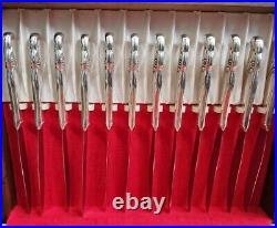 92 Pc 1957 Rogers & Bros Equisite Radiant Lady Silverware Set Service For 12+