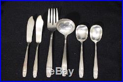 93pc Harmony House 1940's Wallace Silverplate DANISH QUEEN #1944 Flatware for 16