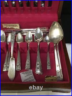 95 Assorted Pieces Silver Plate Flatware's, ONEIDA Community, W. M Rogers IS