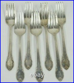 95 Pc Lot 1847 ROGERS BROS IS REMEMBRANCE SILVERPLATE FLATWARE SILVERWARE