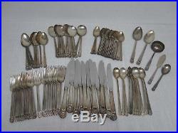 95 Pcs 1847 Rogers Bros. Eternally Yours Silverplate Flatware