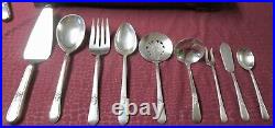 ADORATION 1939 Rogers Silverplate Svc for 8 Dealer Craft 76 Pc No Monograms L