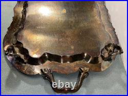 ANTIQUE F. B. ROGERS SILVER Co. TRADEMARK 1883 SILVER-PLATED LARGE TRAY Ex. Cond