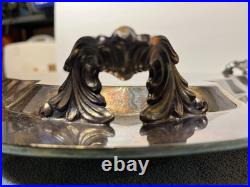 ANTIQUE F. B. ROGERS SILVER Co. TRADEMARK 1883 SILVER-PLATED LARGE TRAY Ex. Cond