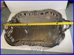 ANTIQUE F. B. ROGERS SILVER Co. TRADEMARK 1883 SILVER-PLATED LARGE TRAY Ex. Cond