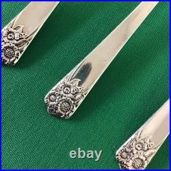 APRIL Rogers & Son International Silver 52Pcs Set for 8+ SILVERPLATE &freeCase