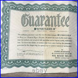 AUTHENTIC WM ROGERS SILVERPLATED 66 PIECE DINNER SET FLATWARE SILVERWARE with Case AUTHENTIC WM ROGERS SILVERPLATED 66 PIECE DINNER SET FLATWARE SILVERWARE with Case