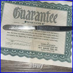 AUTHENTIC WM ROGERS SILVERPLATED 66 PIECE DINNER SET FLATWARE SILVERWARE with Case