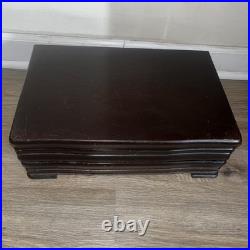 AUTHENTIC WM ROGERS SILVERPLATED 66 PIECE DINNER SET FLATWARE SILVERWARE with Case AUTHENTIC WM ROGERS SILVERPLATED 66 PIECE DINNER SET FLATWARE SILVERWARE with Case