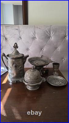 Adelphi Silver Plate Co. Of New York And Rogers And Bros Antique Dishware Lot Adelphi Silver Plate Co. Of New York And Rogers And Bros Antique Dishware Lot