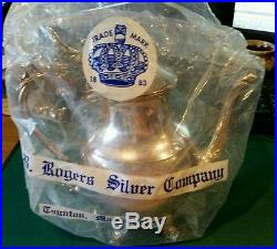 Amazing F. B ROGERS silver plated Coffee/ Tea set (4 pieces) tray
