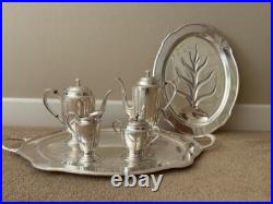 Ambassador 1847 Rogers Bros. Silver plate coffee and tea service