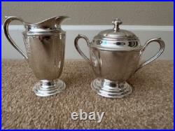 Ambassador 1847 Rogers Bros. Silver plate coffee and tea service