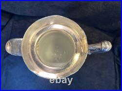 Antique 1868 Rogers & Smith Co. Engraved Silver Plate Insulated Pitcher