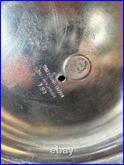 Antique 1868 Rogers & Smith Co. Engraved Silver Plate Insulated Pitcher