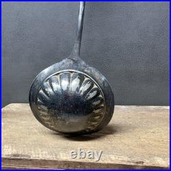 Antique 1884 WM Rogers #4 Silver Plate Gravy Soup Ladle Athens Pattern 12 Antique 1884 WM Rogers #4 Silver Plate Gravy Soup Ladle Athens Pattern 12