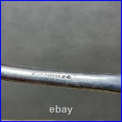 Antique 1884 WM Rogers #4 Silver Plate Gravy Soup Ladle Athens Pattern 12 Antique 1884 WM Rogers #4 Silver Plate Gravy Soup Ladle Athens Pattern 12