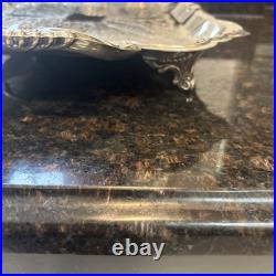 Antique F. B. ROGERS Silver Electric Warming Large Serving Tray Rare 23x3.5 Antique F. B. ROGERS Silver Electric Warming Large Serving Tray Rare 23x3.5