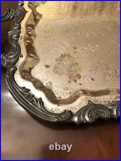 Antique F. B. Rogers 2377 Lady Margaret 5 Piece Silver Plate Tea Set