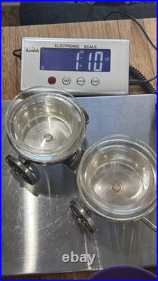 Antique F. B. Rogers Rolling Wine Caddy Silver Plate Condiment Wagon Cart c1920