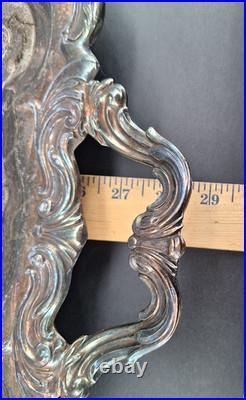 Antique F. B. Rogers Silver Co. Trademark 1883 Silver-Plated Large Tray