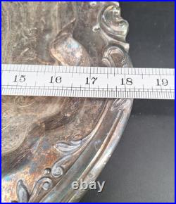 Antique F. B. Rogers Silver Co. Trademark 1883 Silver-Plated Large Tray