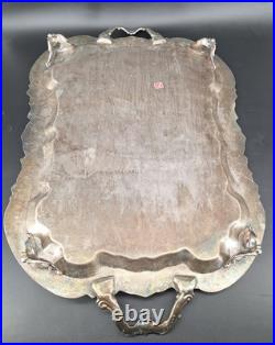 Antique F. B. Rogers Silver Co. Trademark 1883 Silver-Plated Large Tray