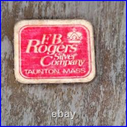 Antique F. B. Rogers Silver Co. Trademark 1883 Silver-Plated Large Tray